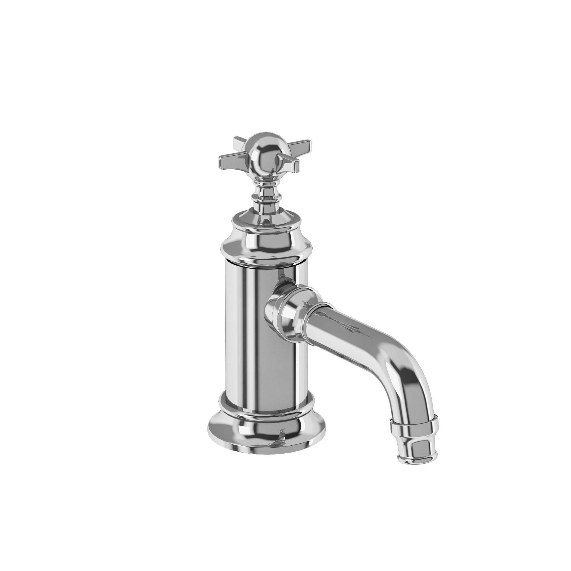 Arcade Single-lever basin mixer without pop up waste - chrome - with tap handle