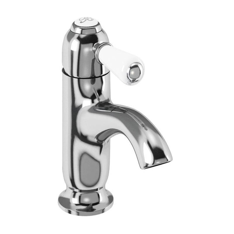 Chelsea curved basin mixer without pop up waste