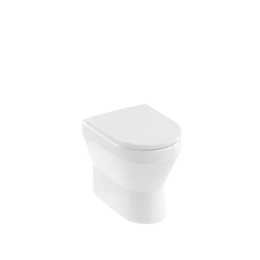 Curve2 Rimless Back To Wall WC Including Soft Close Seat