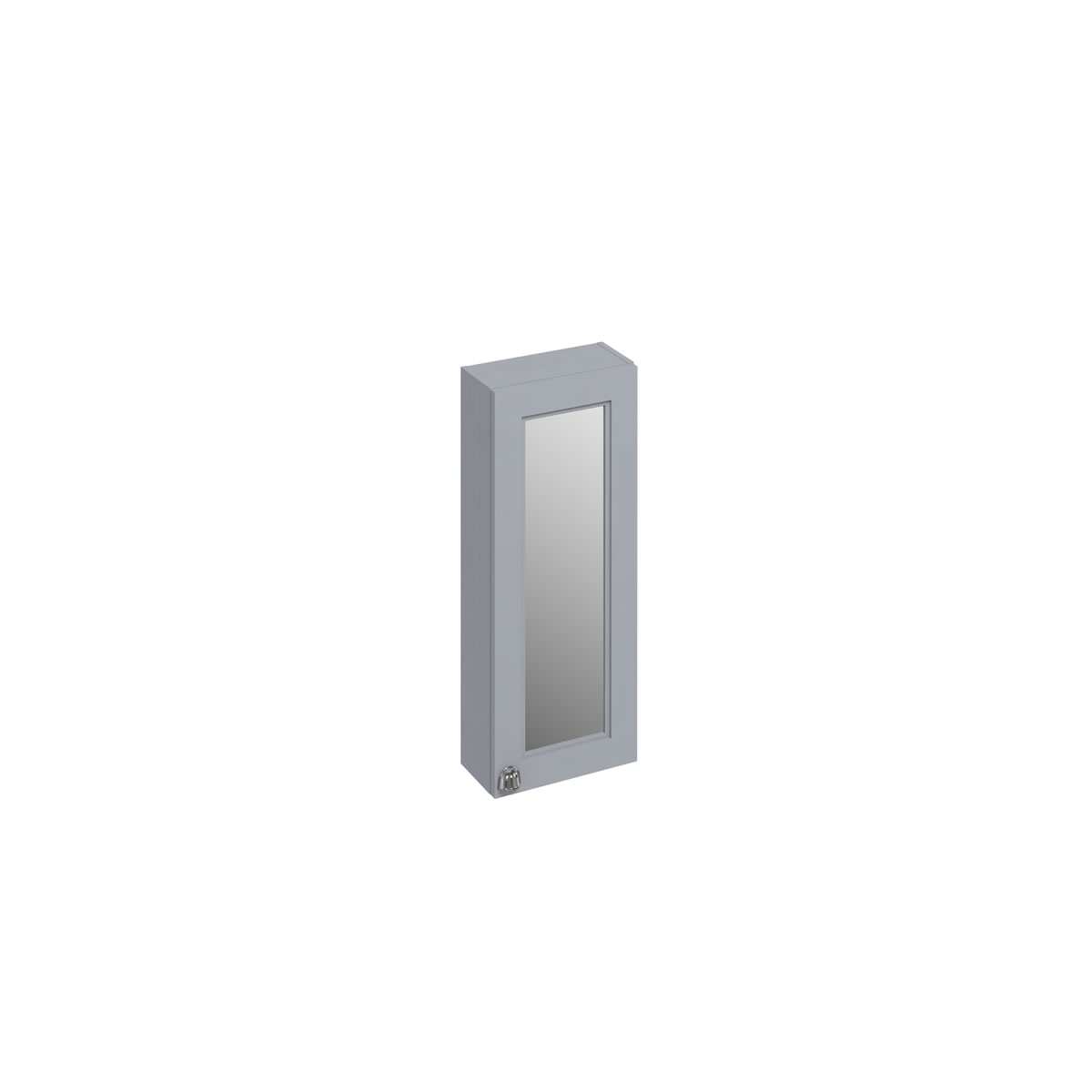 30 Single Door Mirror Wall Unit - Classic Grey