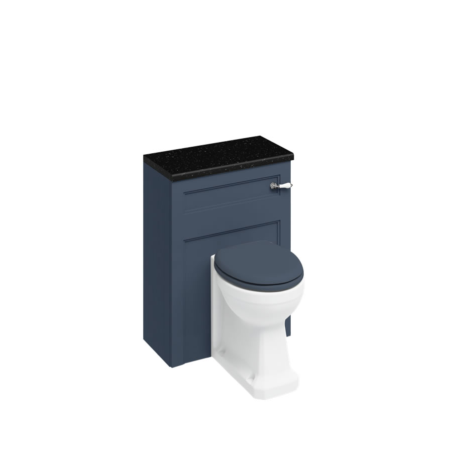 60 Back to Wall WC Unit and back-to-wall pan (including the cistern tank) - Blue
