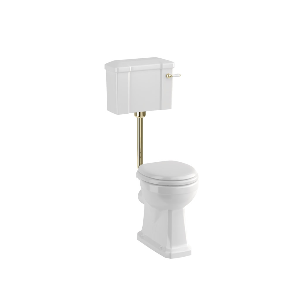 Standard low level WC with 520 lever cistern -GOLD