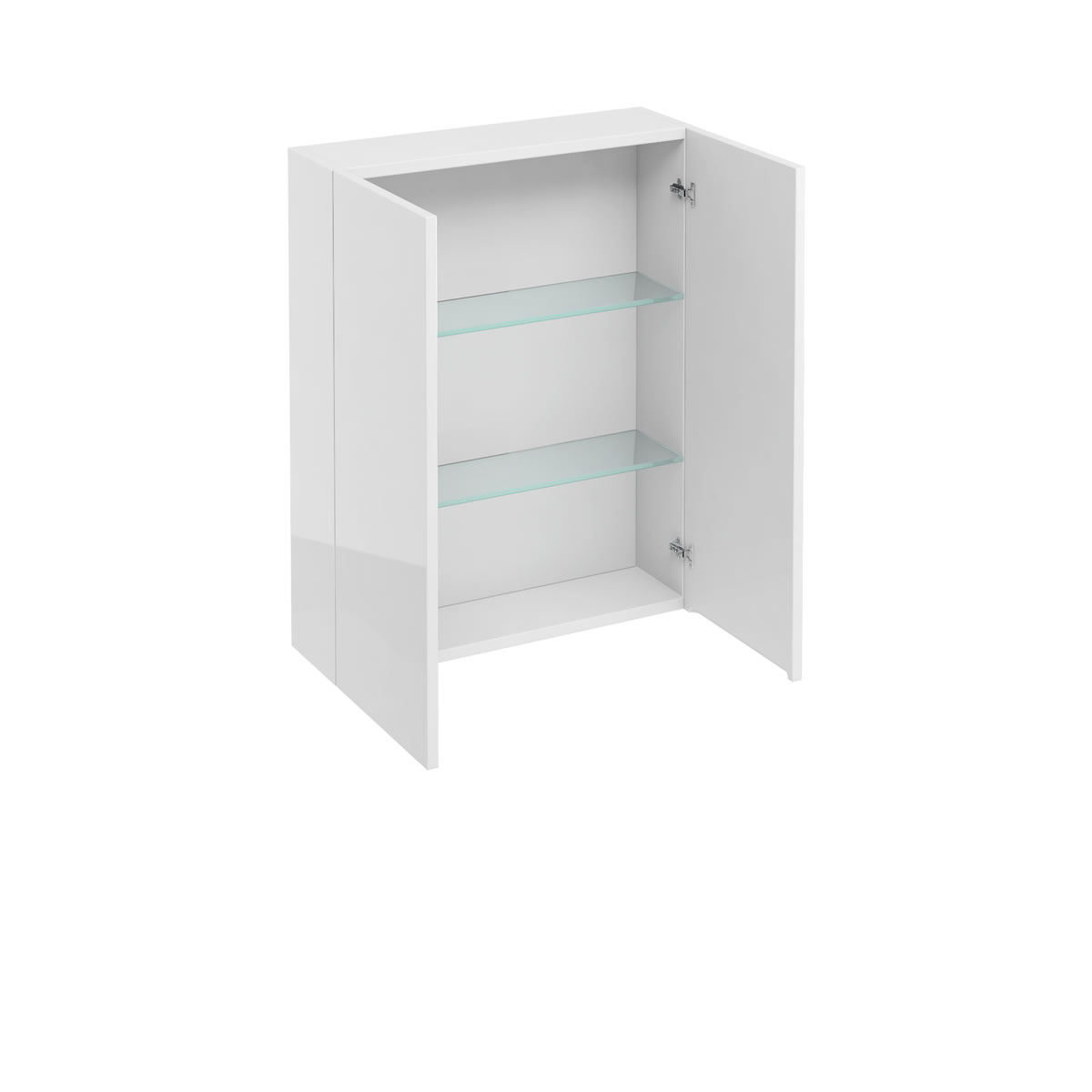 600 double door wall cabinet - White