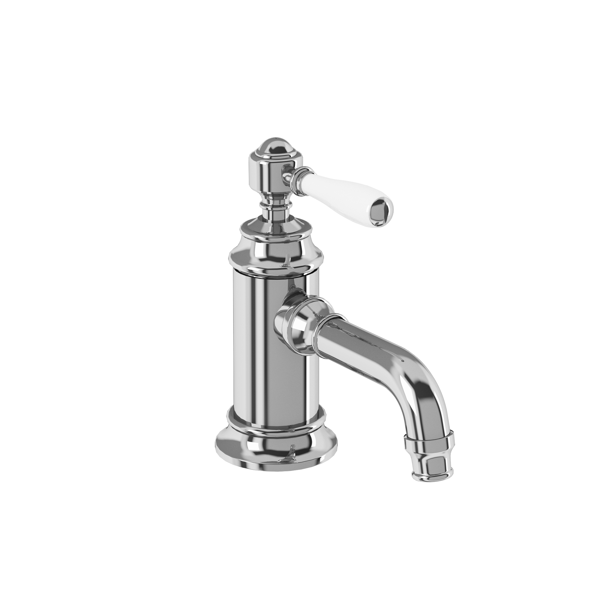 Arcade Single-lever basin mixer without pop up waste - chrome - with ceramic lever