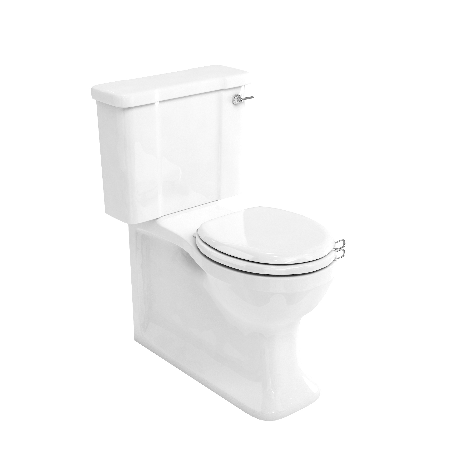 Arcade Full back-to-wall close coupled pan and dual flush cistern - chrome
