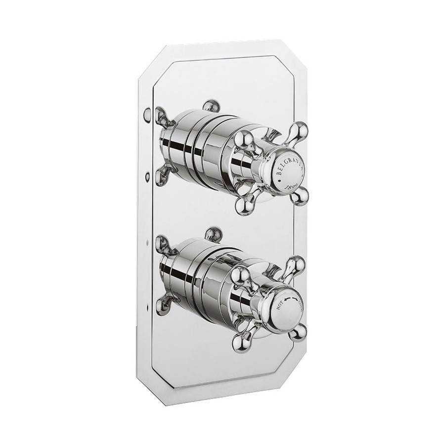 Belgravia Crosshead Single Outlet Thermostatic Shower Valve