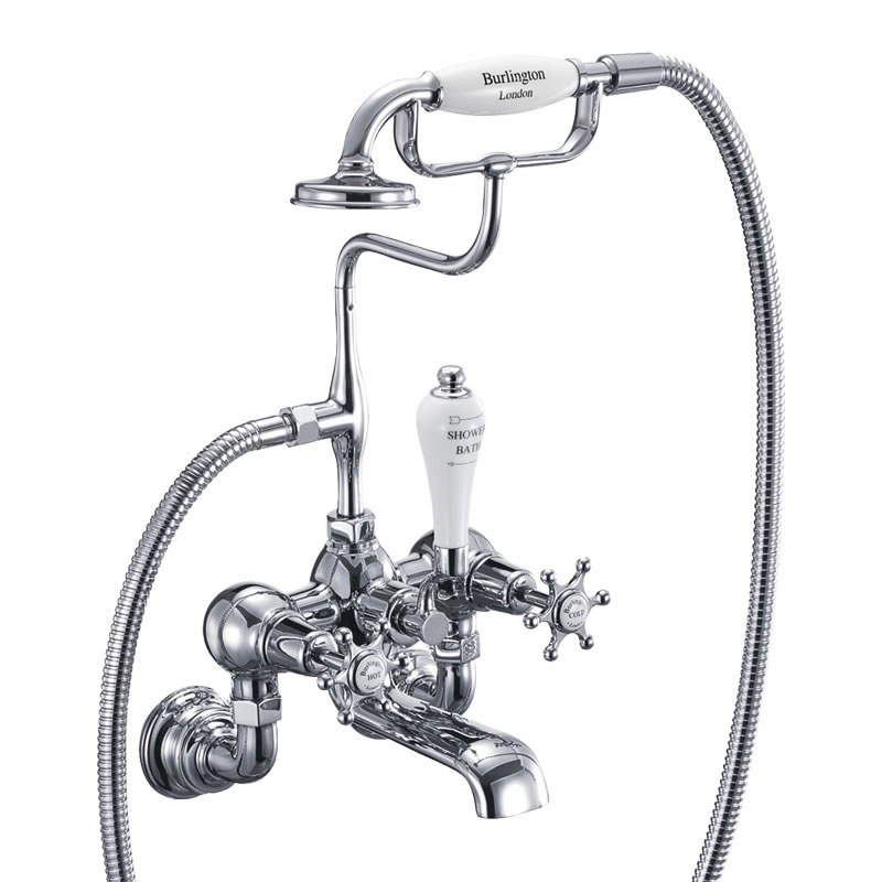 Birkenhead Regent bath shower mixer - wall mounted