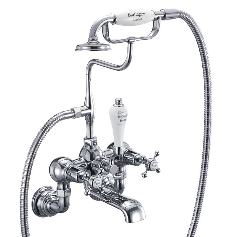 Claremont bath shower mixer - wall mounted