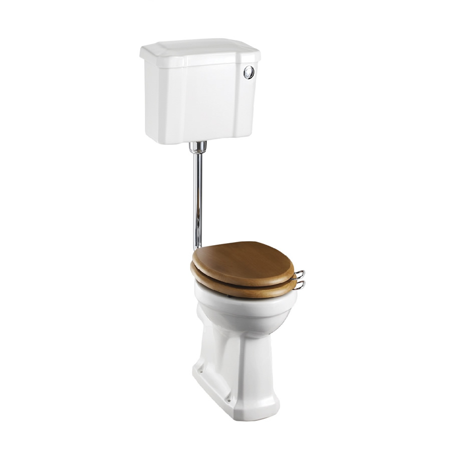 Round Flushing Cistern/ Flush Tank (White) - LIPKA