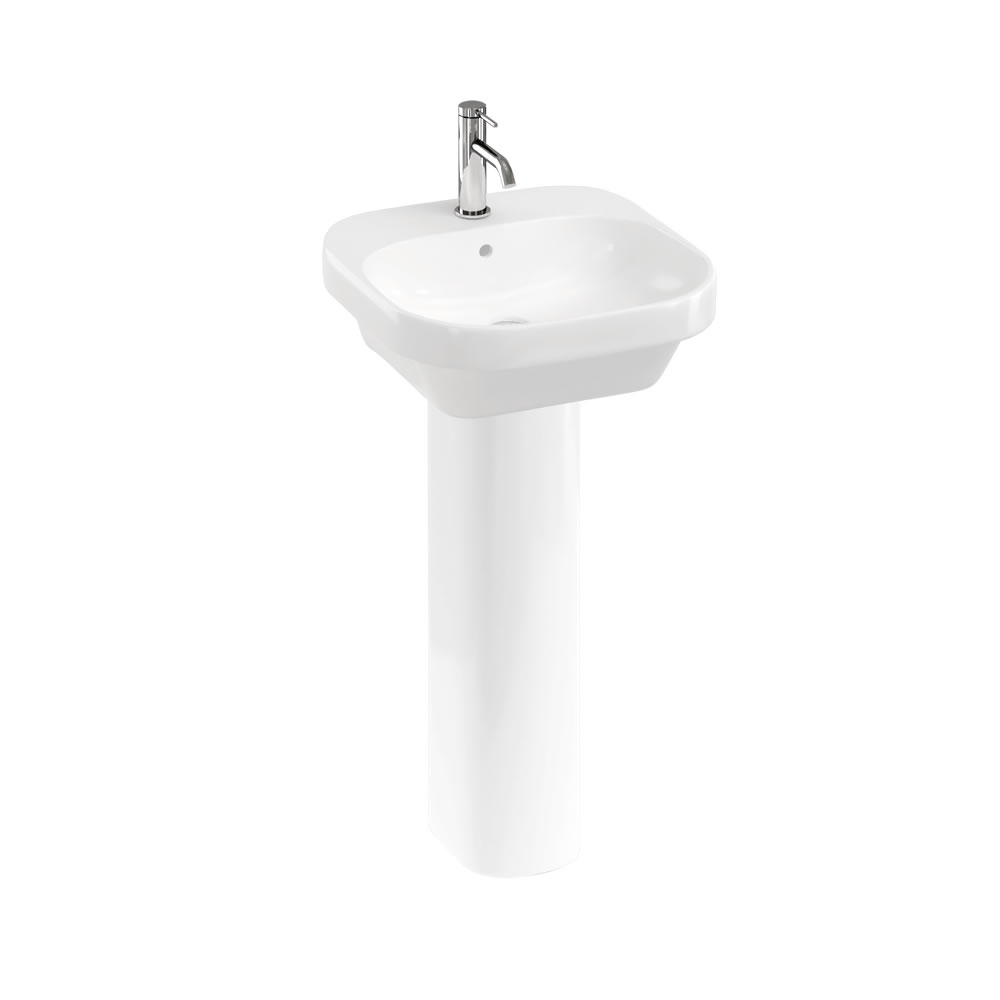 Curve2 45 Basin with Full Pedestal