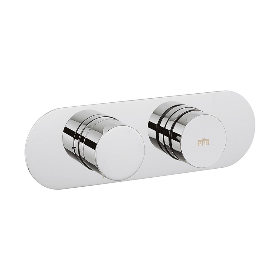 Dial Central Trim Single Outlet Thermostatic Shower Valve