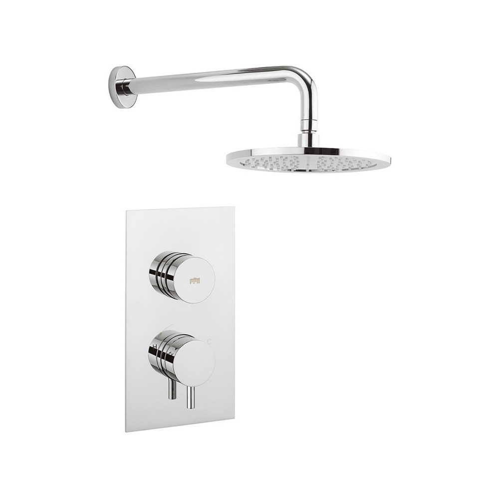 Dial Kai Lever Trim Single Outlet Thermostatic Shower Valve with 