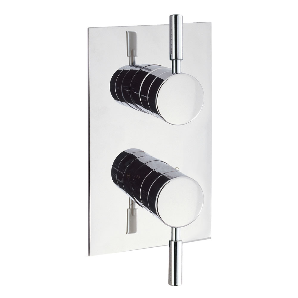 Single outlet thermostatic valve