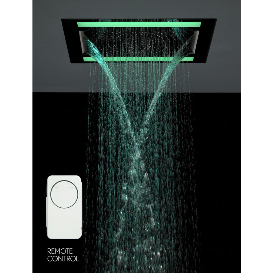 Rio Revive Showerhead with Lights & Double Waterfall Feature