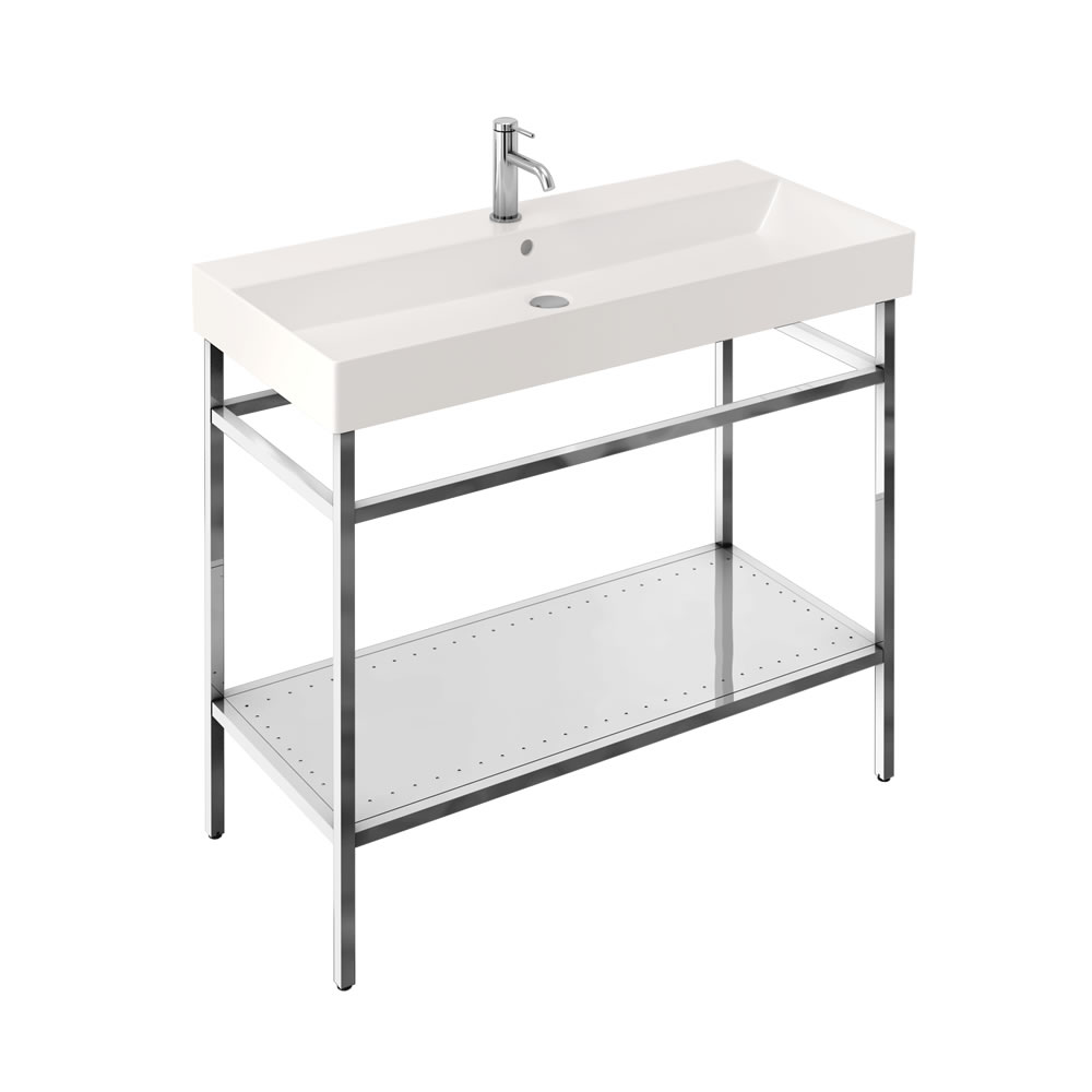 Frame stand for 1000 basin - stainless steel