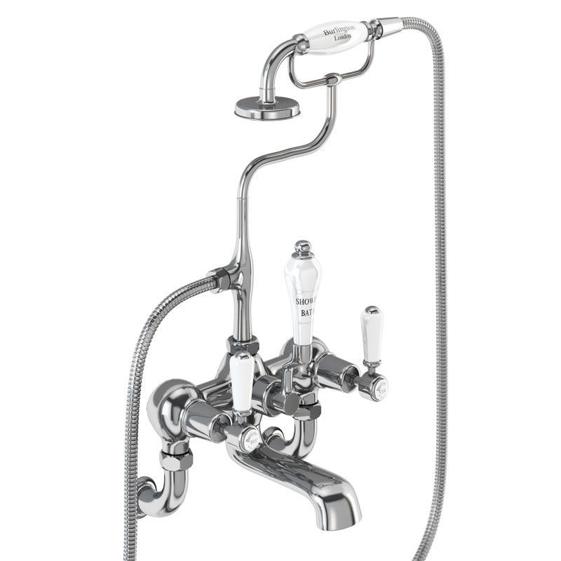 Kensington bath shower mixer - wall mounted
