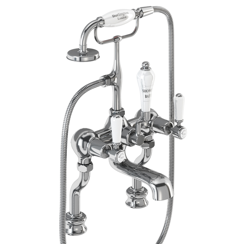 Kensington Regent bath shower mixer - deck mounted