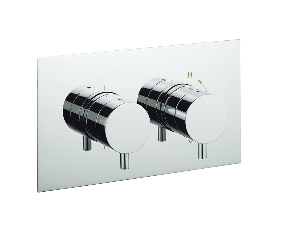 Kai Lever thermostatic shower valve with 2 way diverter