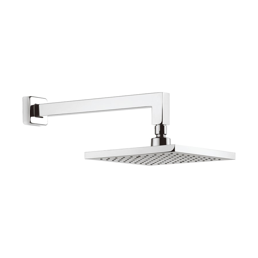 Planet 200mm square fixed head with 340mm wall arm