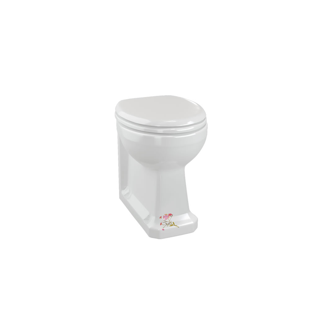Burlington Back To Wall Pan Blossom P14 BLOSS