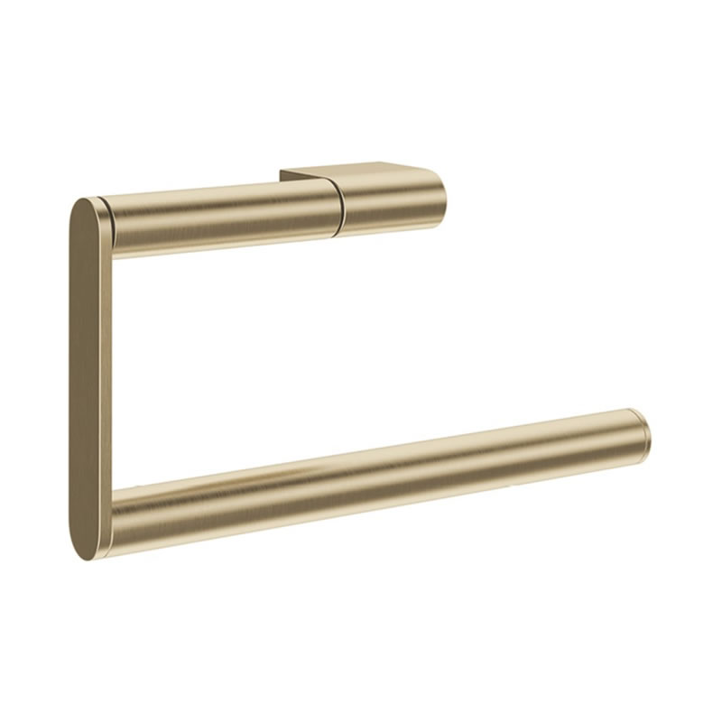Mike Pro towel ring Brushed brass