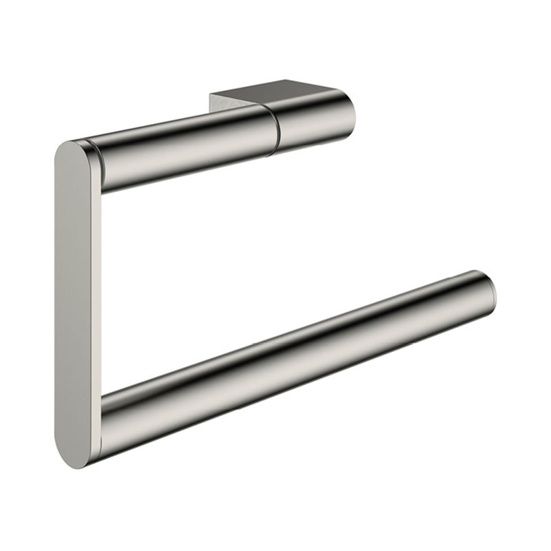 Mike Pro towel ring Brushed stainless steel effect