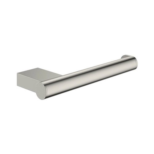 Mike Pro toilet roll holder Brushed stainless steel effect