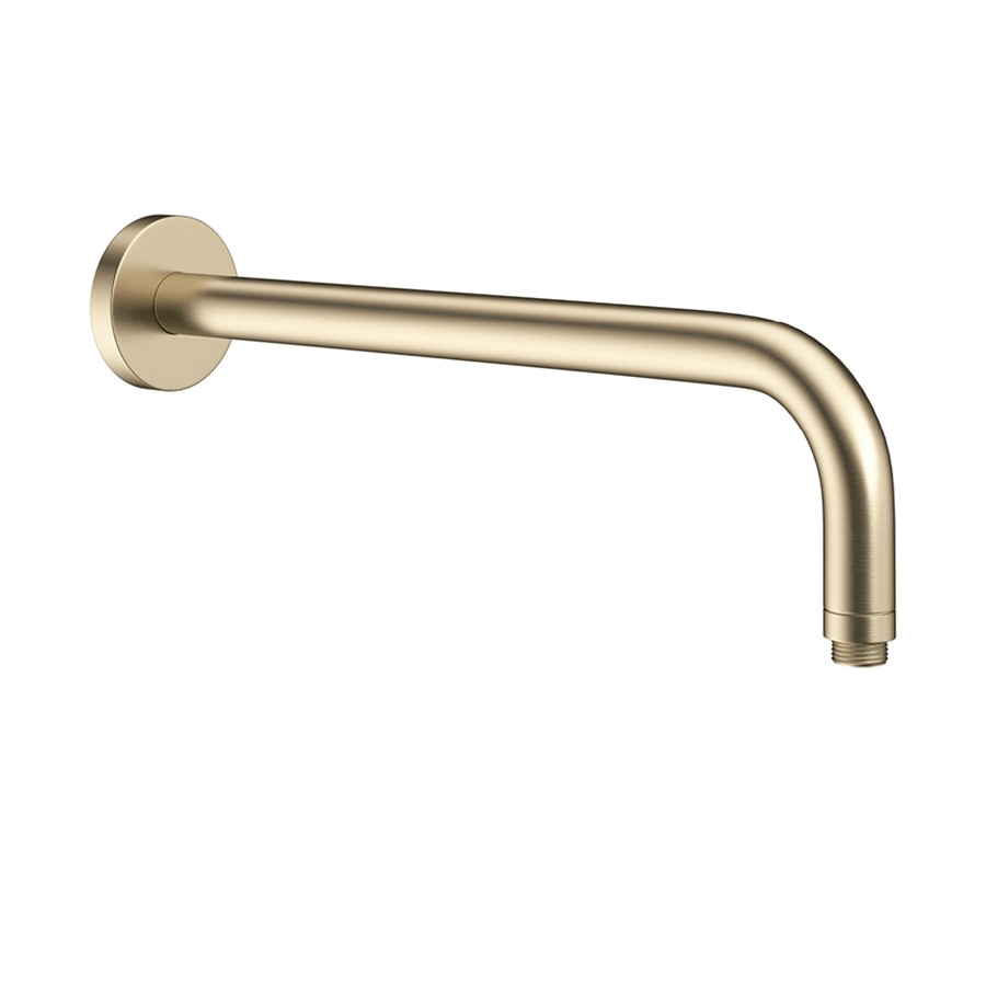 Wall Mounted Shower Arm  - Brushed Brass