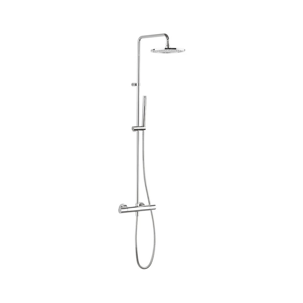 Design Exposed Thermostatic Shower Valve with Dial Fixed Head & P