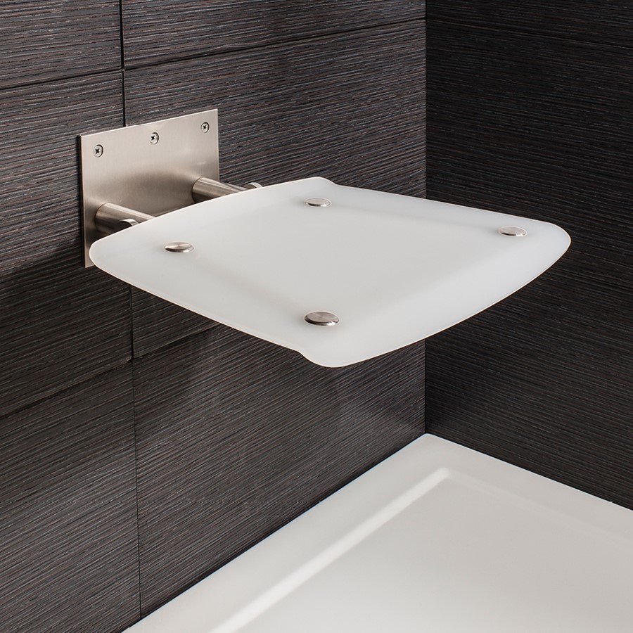 Square Wall Mounted Folding Shower Seat