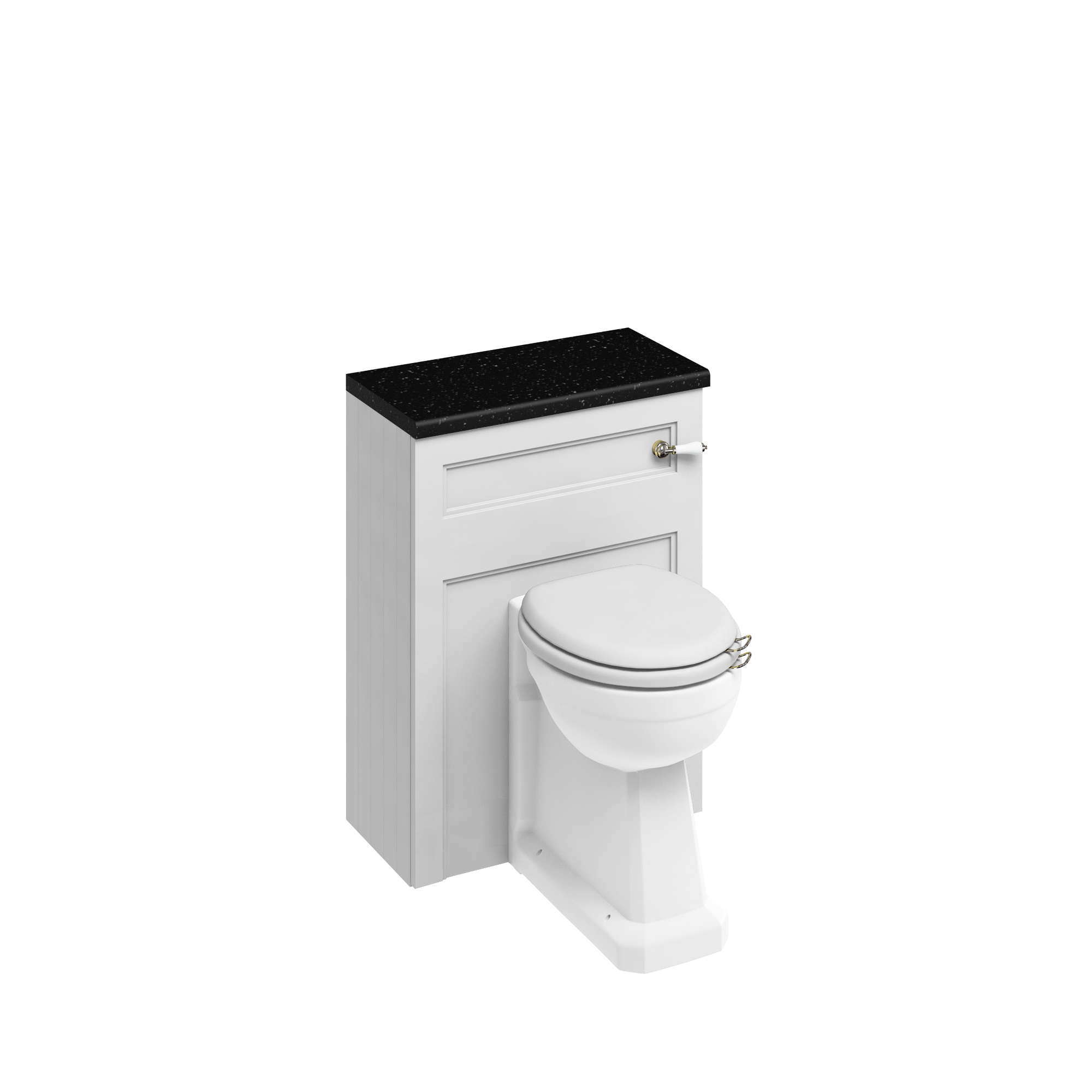 60 Back to Wall WC Unit and regal back-to-wall pan (including the cistern tank) - Matt White 