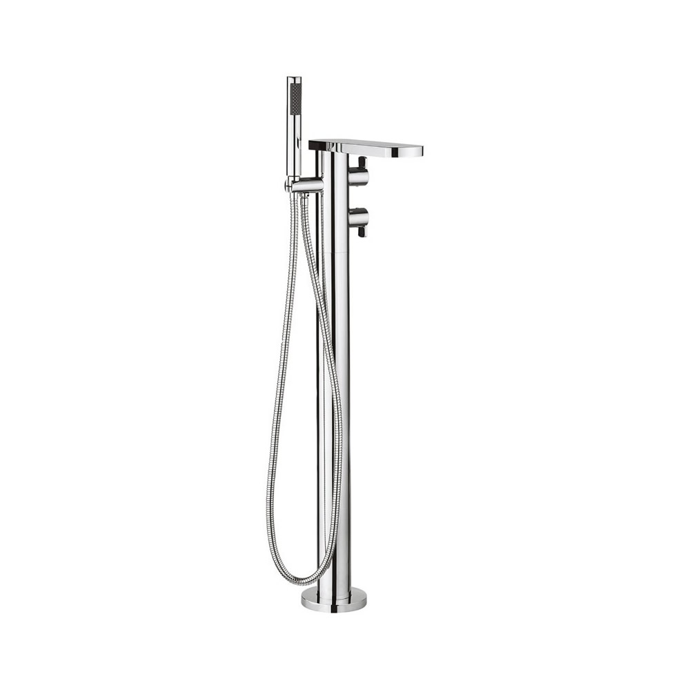Wisp Thermostatic Bath Shower Mixer with Kit - Chrome