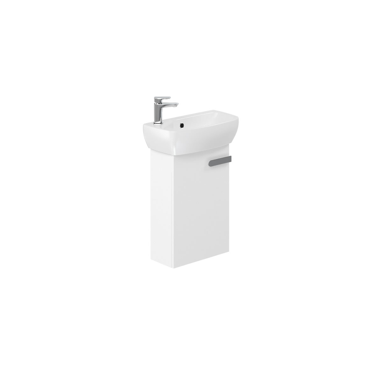 MyHome Cloakroom Wall Hung Unit & Basin White