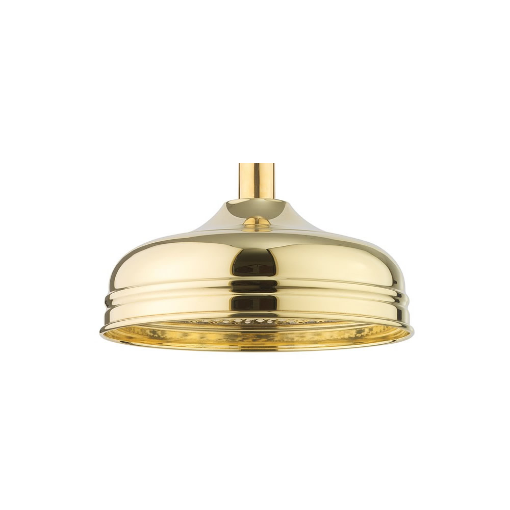 Belgravia 200mm Showerhead - Unlacquered Brass