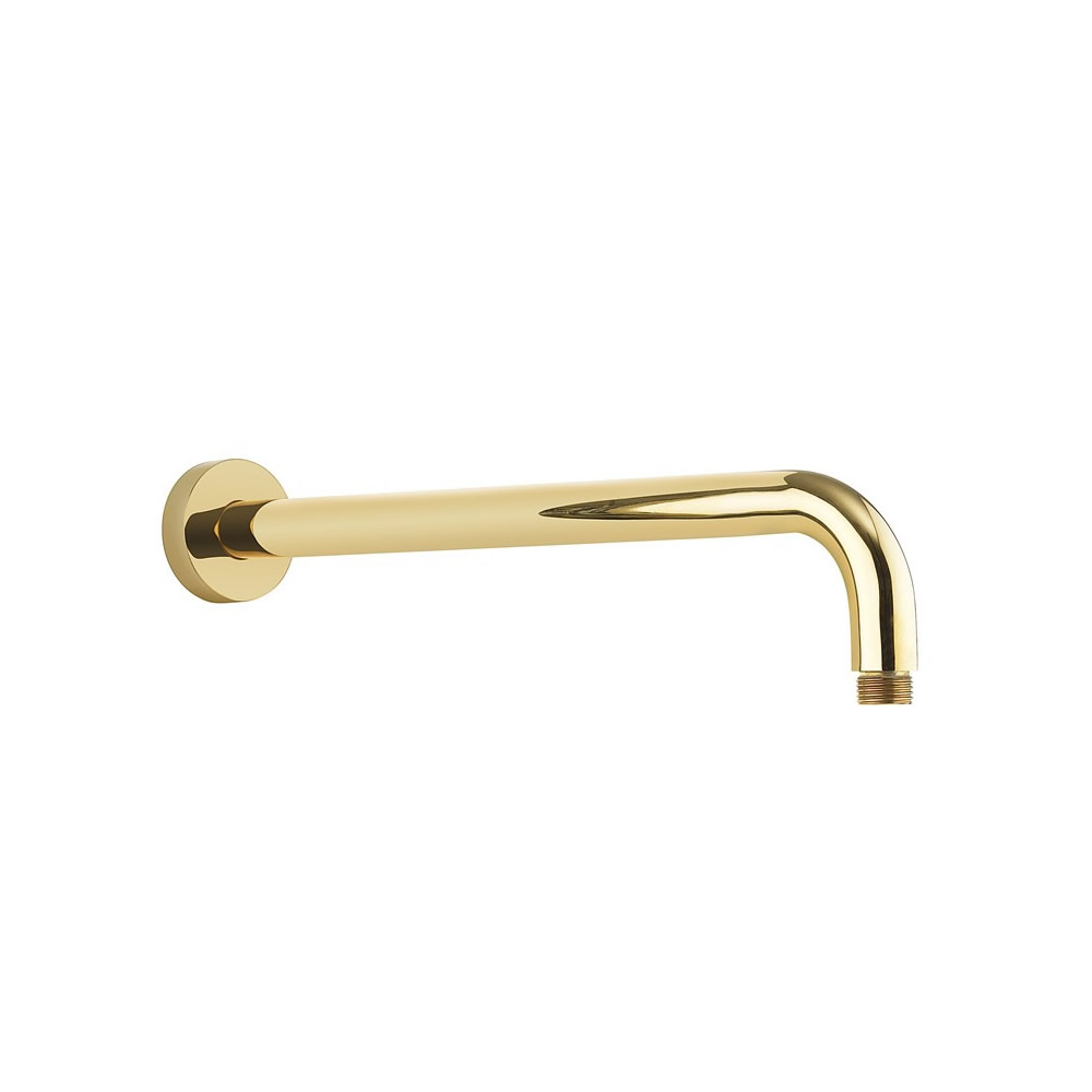 Wall Mounted Shower Arm  - Unlacquered Brass