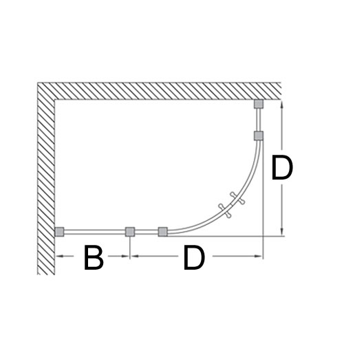 Quadrant 80cm & 20cm in-line panel