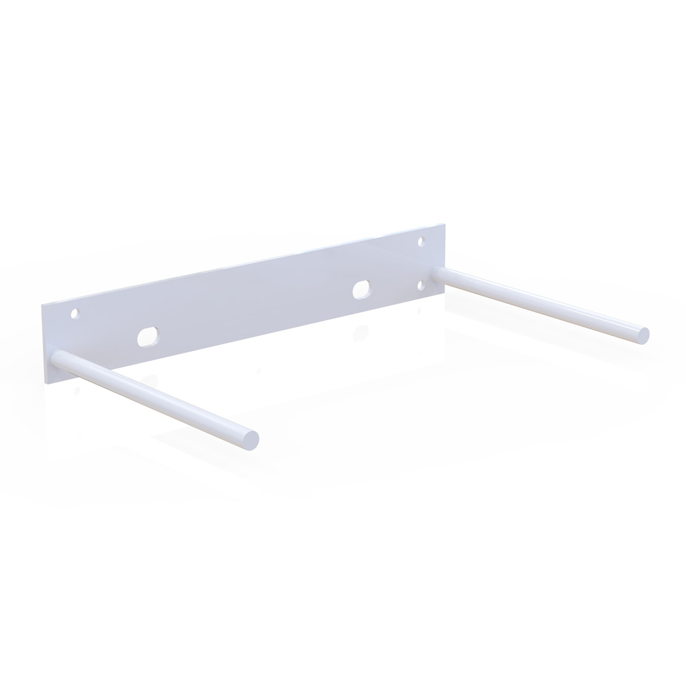 550 Basin bracket for NS basins with up-stands - White