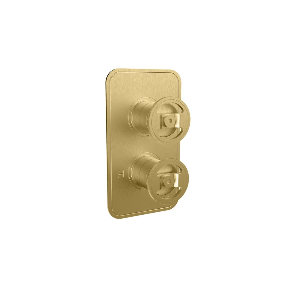 UNION Thermostatic Shower Valve with 2 Way Diverter Multi-flow Wheel Control - Union Brass