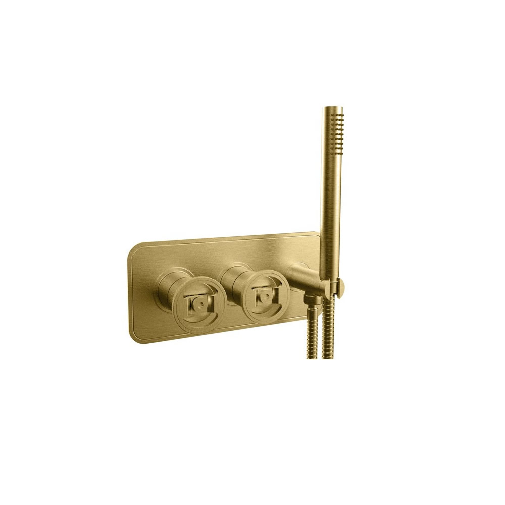 UNION Thermostatic Shower Valve with 2 Way Diverter & Handset - Union Brass