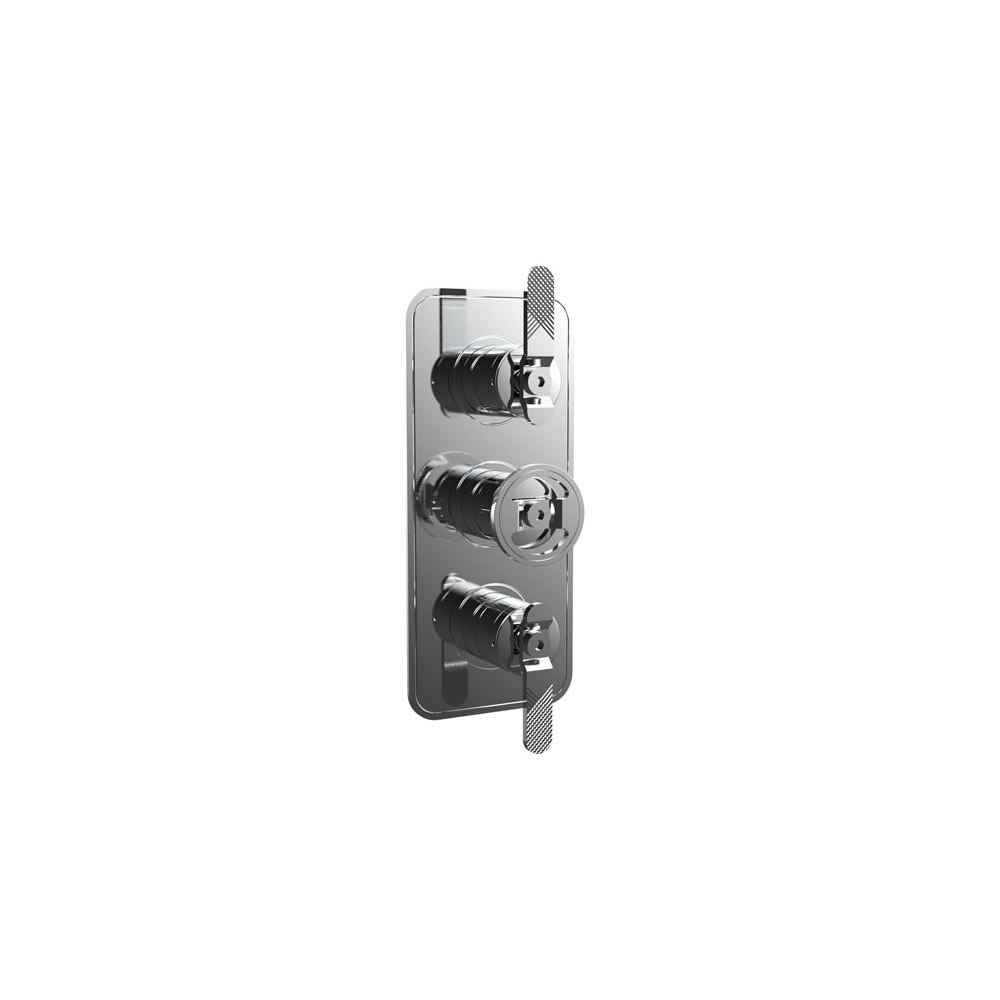 UNION Thermostatic Shower Valve with 2 Way Diverter Lever Control - Chrome