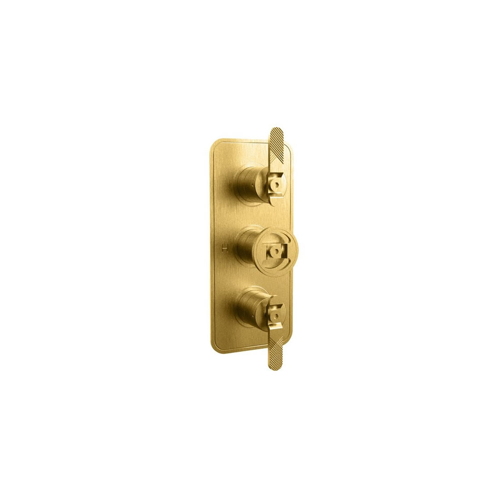 UNION Thermostatic Shower Valve with 3 Way Diverter Lever Control - Union Brass