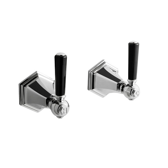 Waldorf Lever Wall Stop Taps